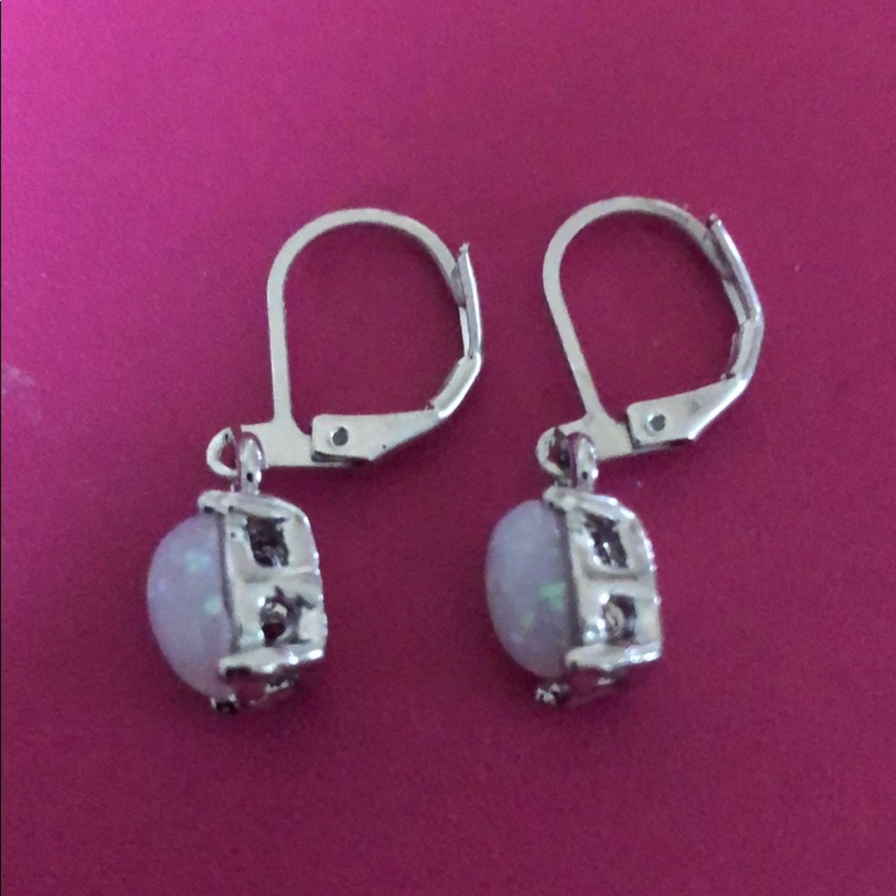 Opal earrings
